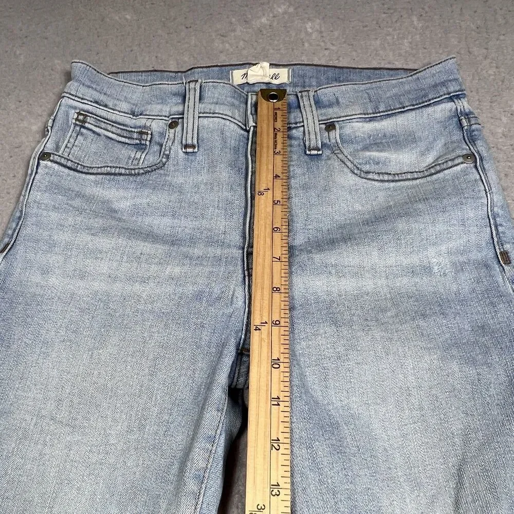 Madewell Jeans Women Sz 28 Blue High Rise Skinny Button Fly Denim Jeans